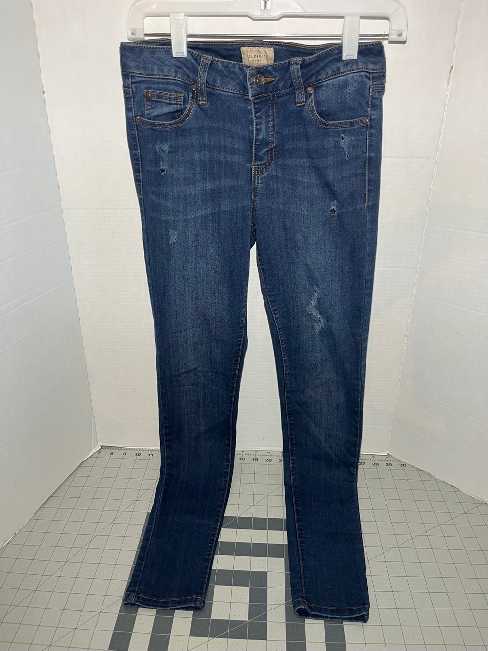 Celebrity Pink Dark Blue Skinny Jeans